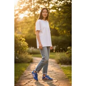 NEW ADIDAS Breaknet Sleek Women's 6 JH6901 Blue / Pink